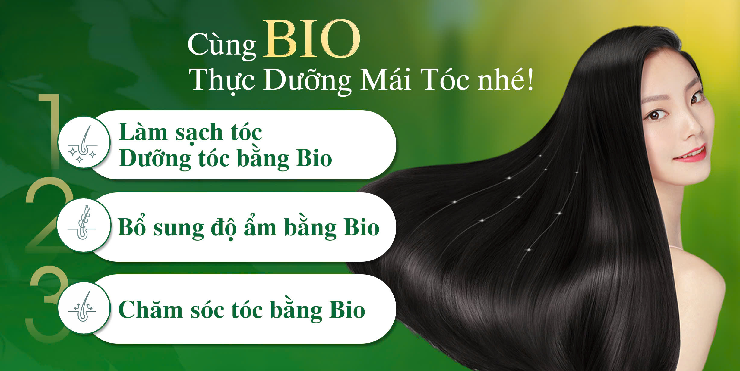 Cùng BIO Thực Dưỡng Mái Tóc Nhé!