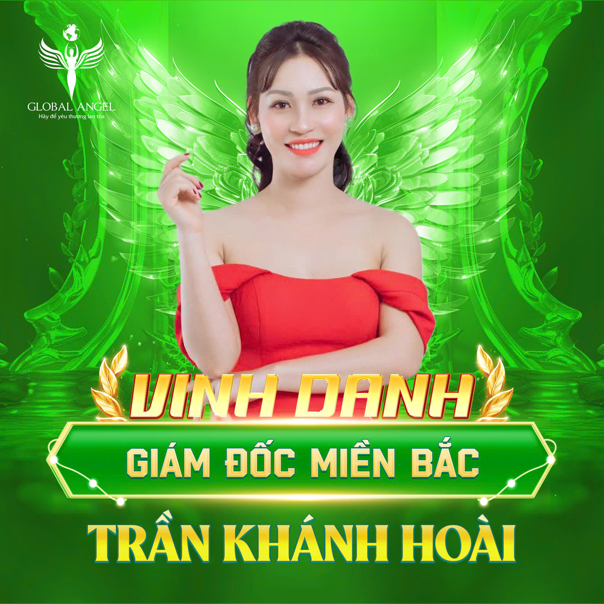 Bà TRẦN KHÁNH HOÀI- Giám Đốc Miền Bắc