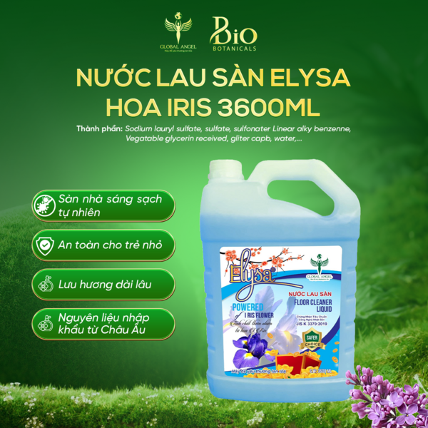 Nước lau sàn ELYSA 3600ml Hương I Ris