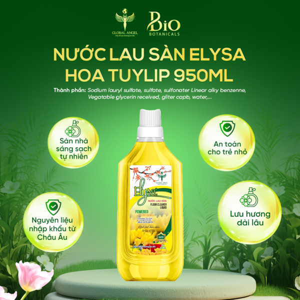 NƯỚC LAU SÀN ELYSA HƯƠNG TULIP 950ML