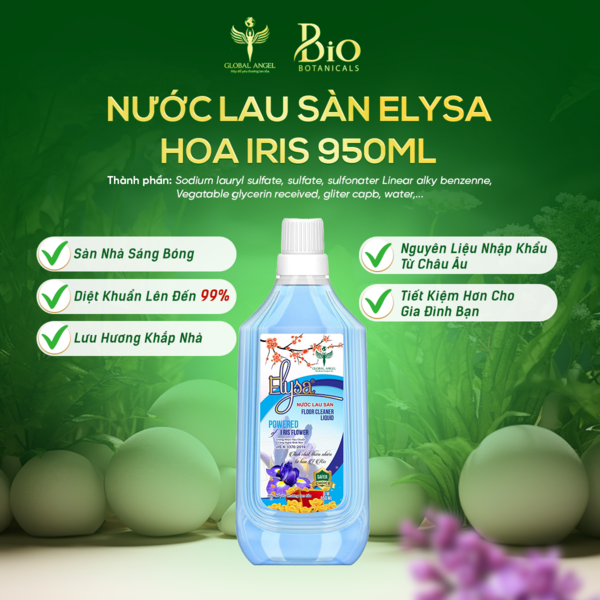 Nước lau sàn ELYSA 950ml Hương I Ris