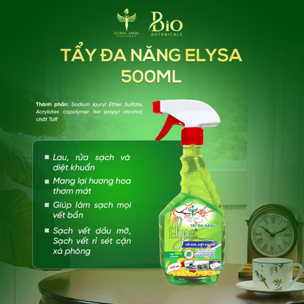 Nước tẩy đa năng Elysa 500ml