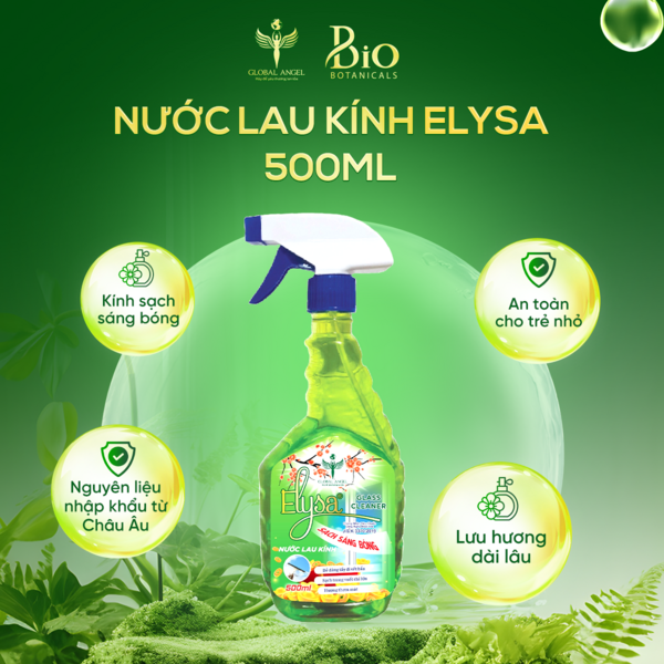 Nước Lau Kính Elysa 500ml