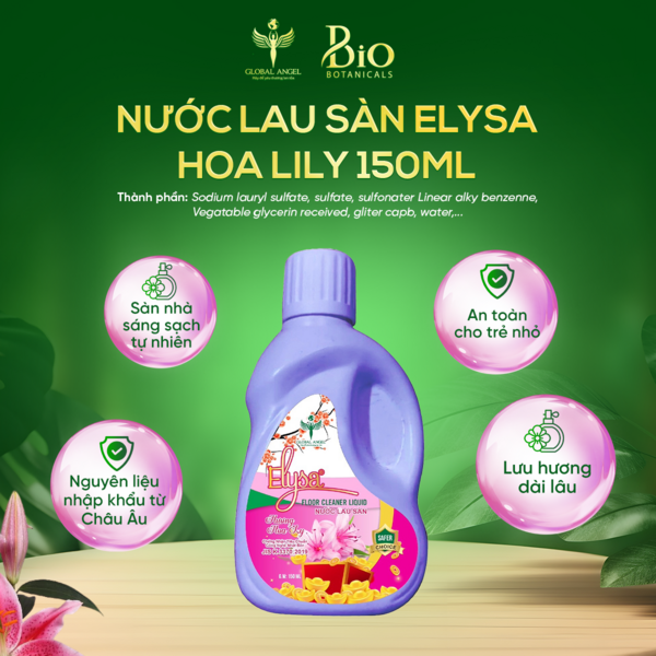 NƯỚC LAU SÀN ELYSA HƯƠNG LY 150ML