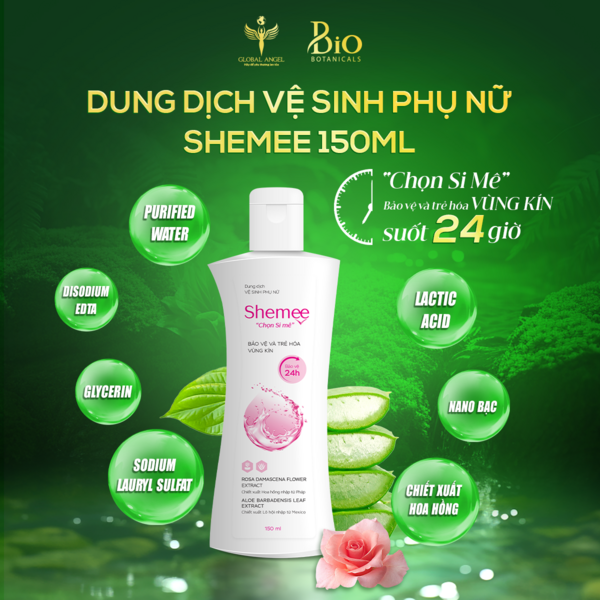 DUNG DỊCH VỆ SINH PHỤ NỮ SHEMEE 150ml