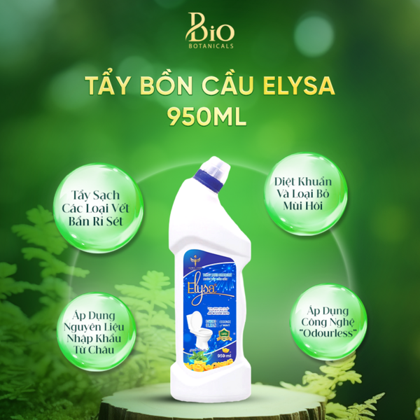 Nước tẩy bồn cầu Elysa 950ml