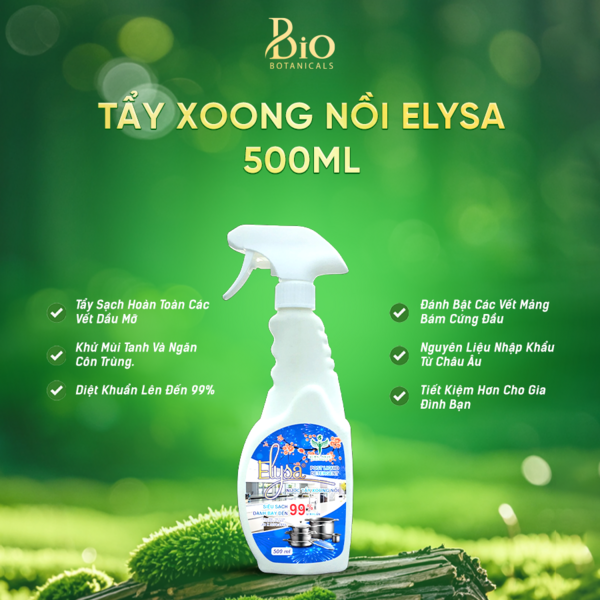 Tẩy xoong nồi Elysa 500ml