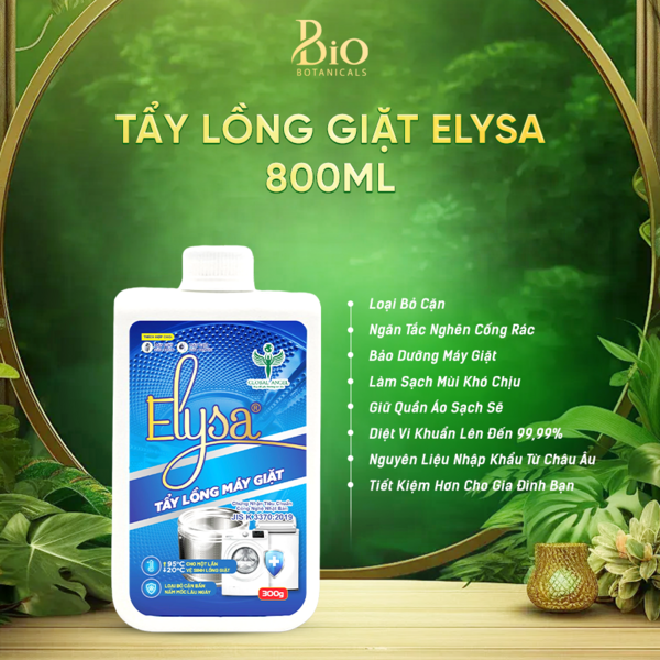 Tẩy lồng máy giặt Elysa 300g