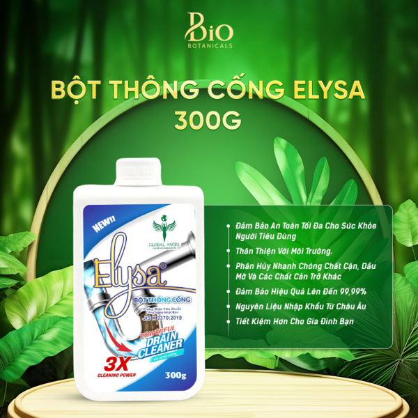 Bột Thông Cống Elysa 300g