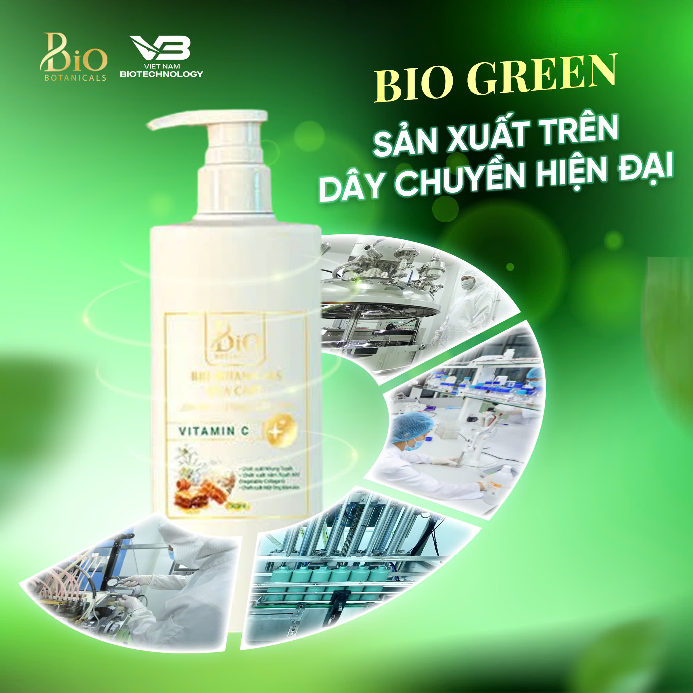 Bio Green - Dây chuyền sản xuất hiện đại, khép kín