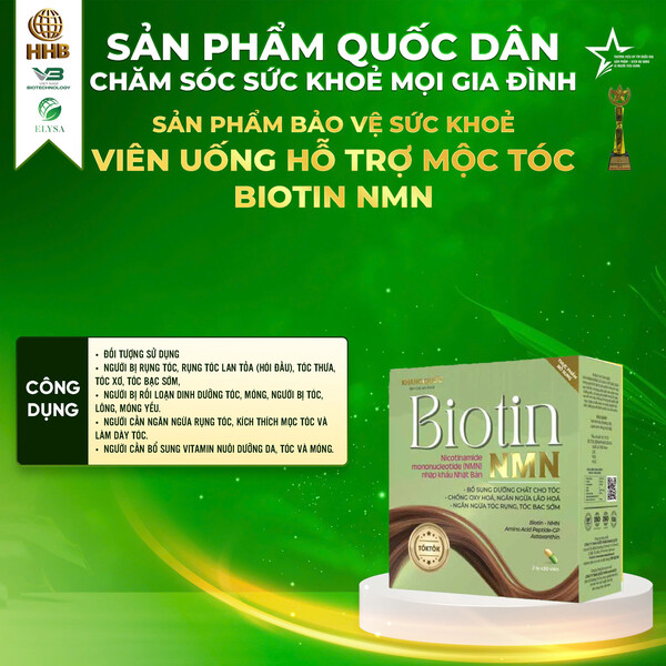 VIÊN UỐNG HỖ TRỢ MỌC TÓC BIOTIN NMN