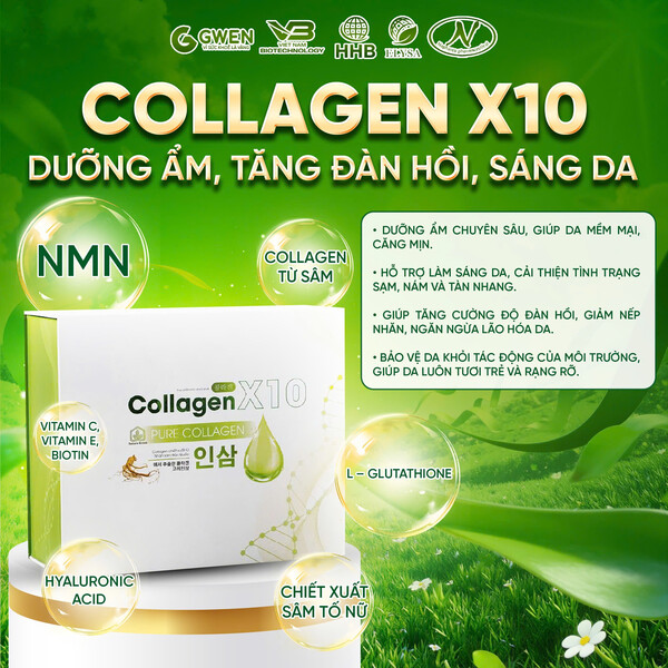 THỰC PHẨM BẢO VỆ SỨC KHOẺ COLLAGEN X10