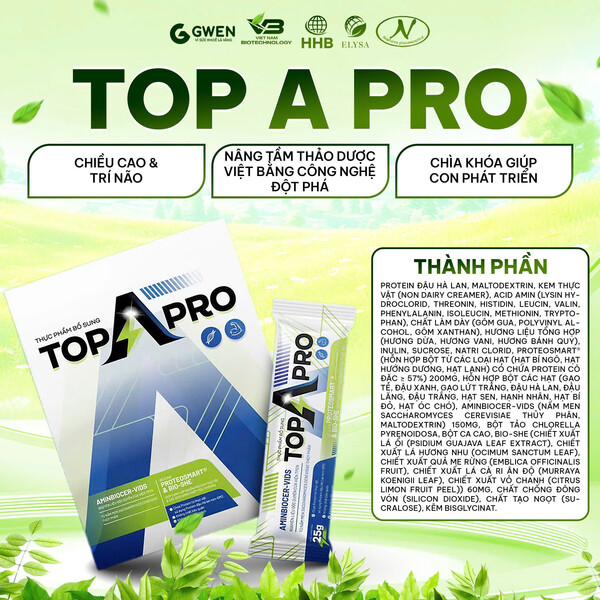 TOP A PRO - BỮA ĂN DINH DƯỠNG SẠCH