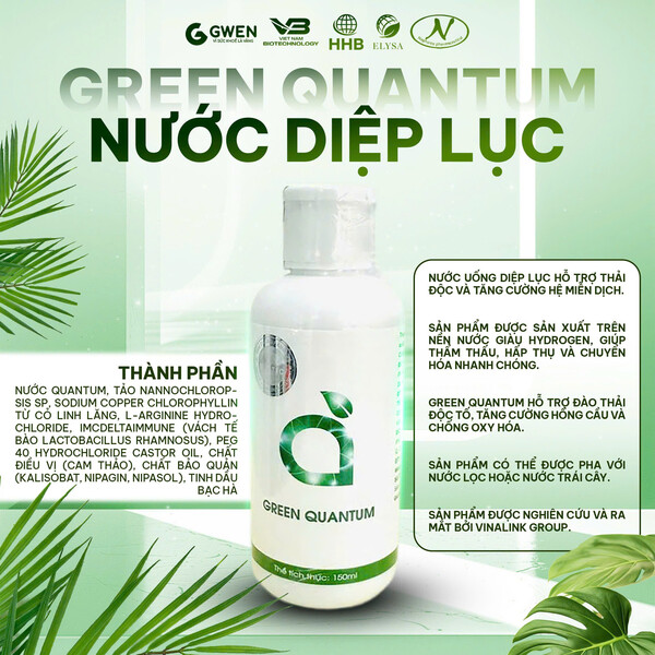 GREEN QUANTUM - NƯỚC UỐNG DIỆP LỤC