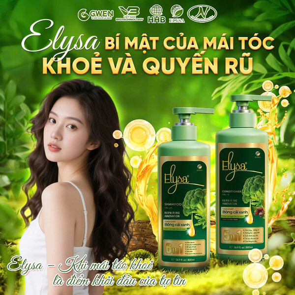 BỘ ĐÔI GỘI XẢ ELYSA CAO CẤP